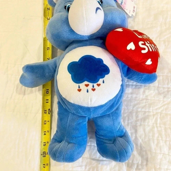 Care Bears Valentine Grumpy Bear Love Stinks 2015 Retired Very Rare NWT - Picture 9 of 12